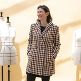 Kit Couture CAP Tailleur, Laine Carreaux - Manteau Tilda