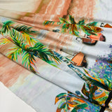 Panneau - Tissu Jersey, Viscose - Exotique, Piacenza