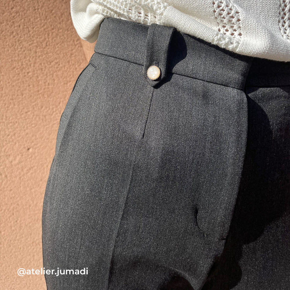 Tissu Tailleur Stretch, Viscose - Gris, Salerno