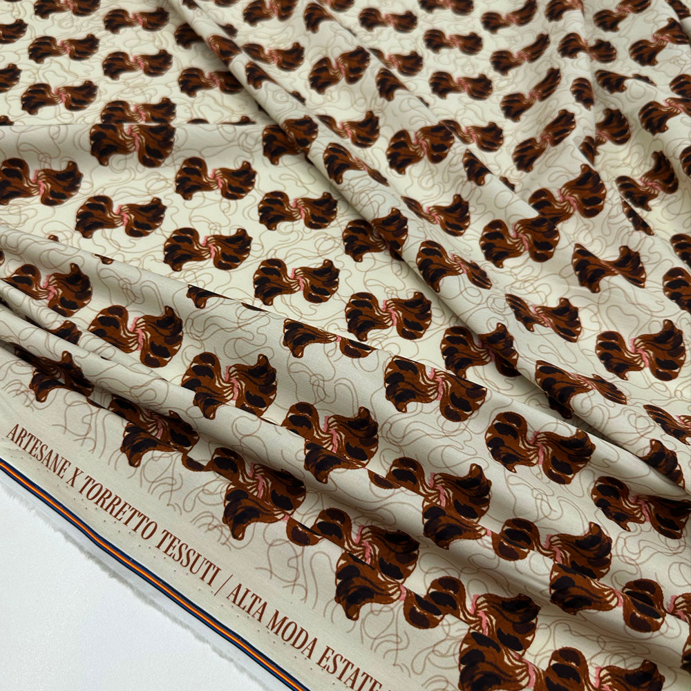 Tissu Popeline Exclusif, Coton - Abstrait, Recco