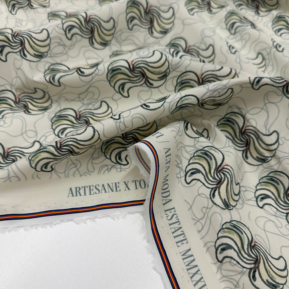 Tissu Popeline Exclusif, Coton - Abstrait, Recco