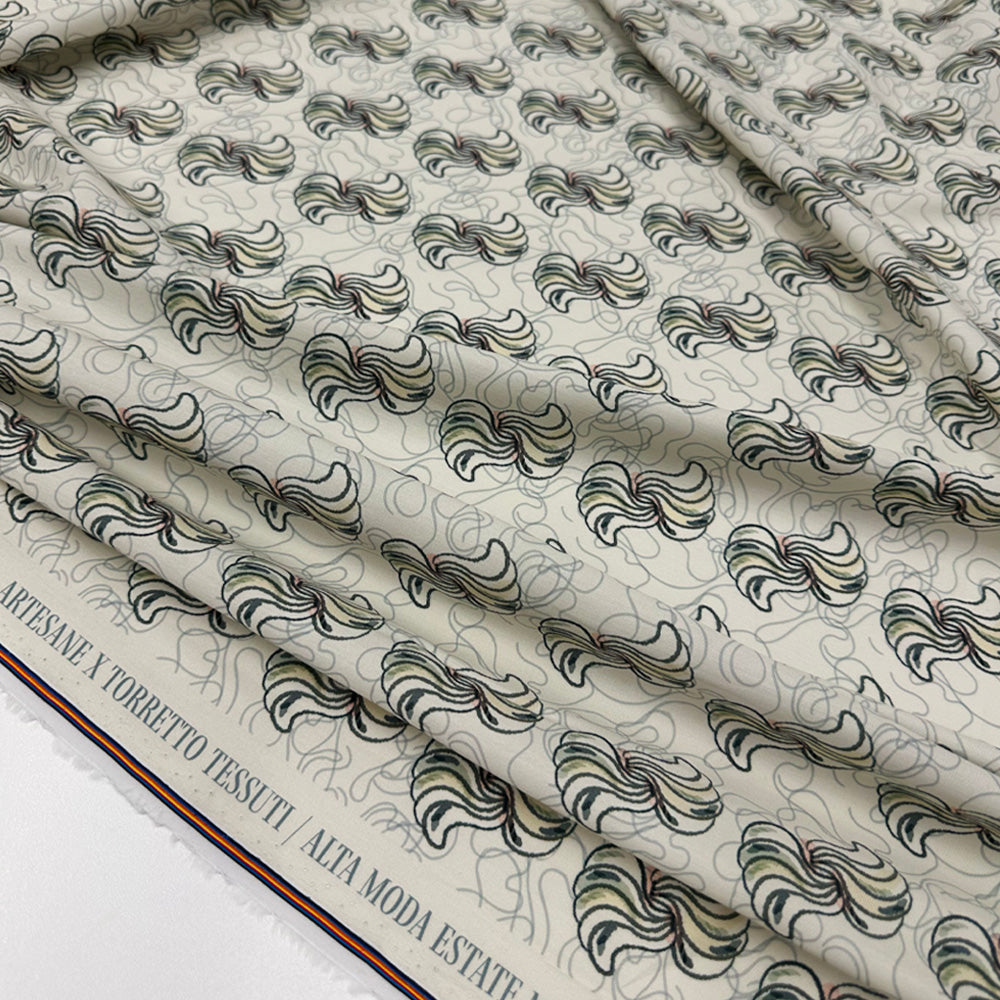 Tissu Popeline Exclusif, Coton - Abstrait, Recco