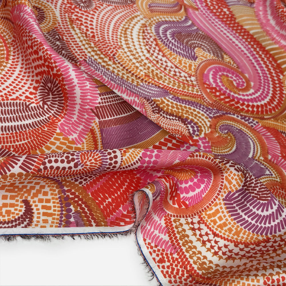 Tissu Satin, Polyester - Adrian