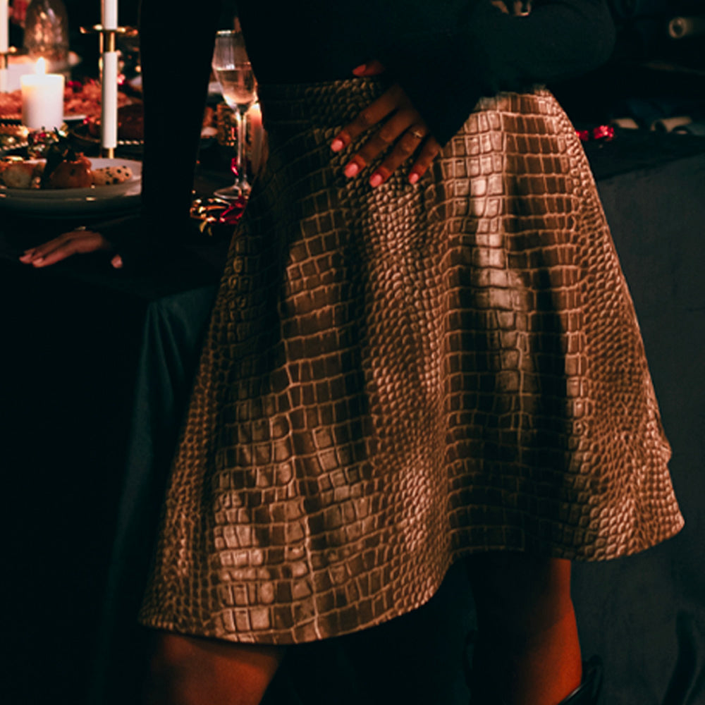 Tissu Velours, Simili-Daim - Animalier, Lizandro