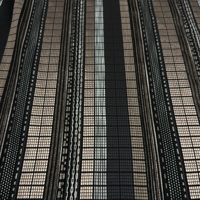 Tissu Brocart, Coton - Métallisé Géométrique, Doreo