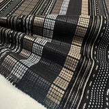 Tissu Brocart, Coton - Métallisé Géométrique, Doreo