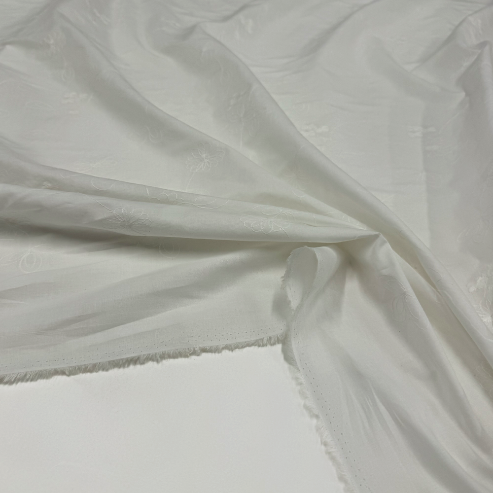 Tissu Brodé, Coton - Biava