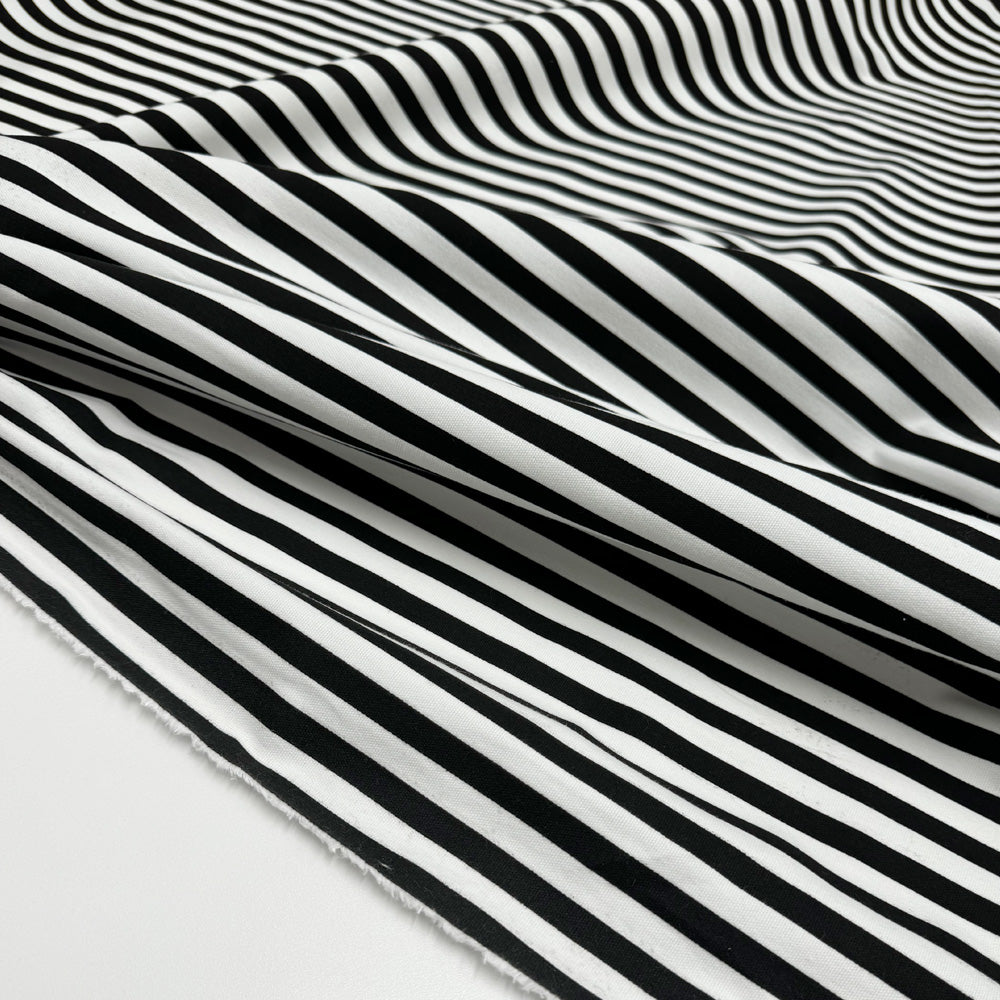 Tissu Canvas, Coton - Rayé, Rosabianca