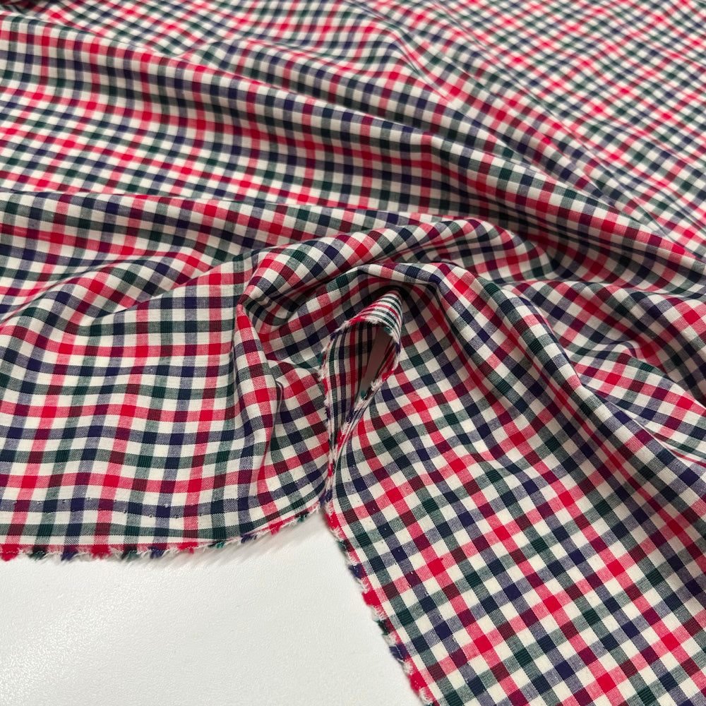 Tissu Toile Coton - Carreaux, Rovino