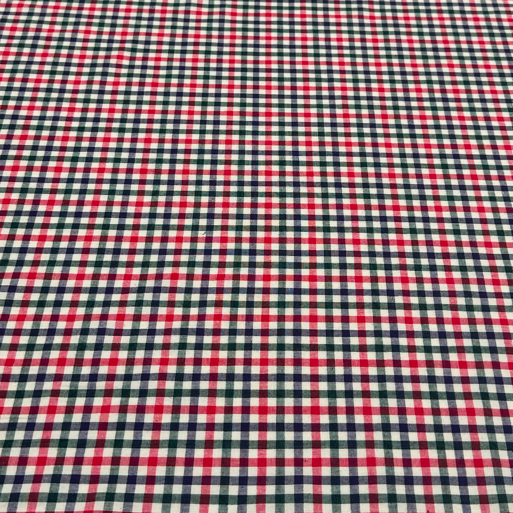 Tissu Toile Coton - Carreaux, Rovino