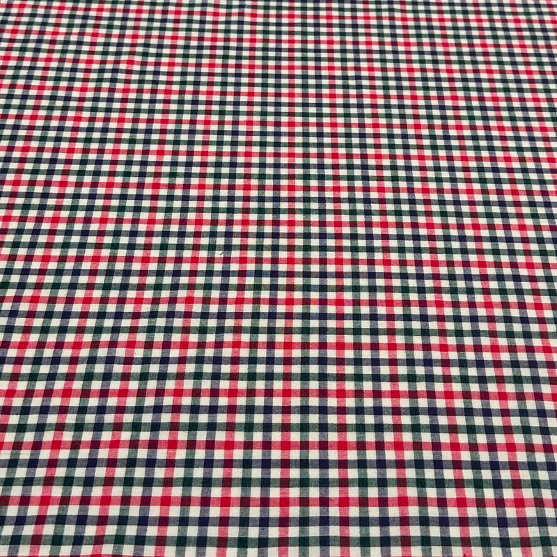 Tissu Toile Coton - Carreaux, Rovino
