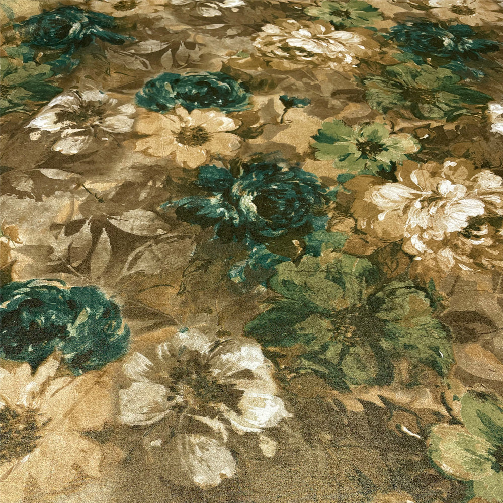 Tissu Batiste Enduit, Coton - Floral, Terraflore