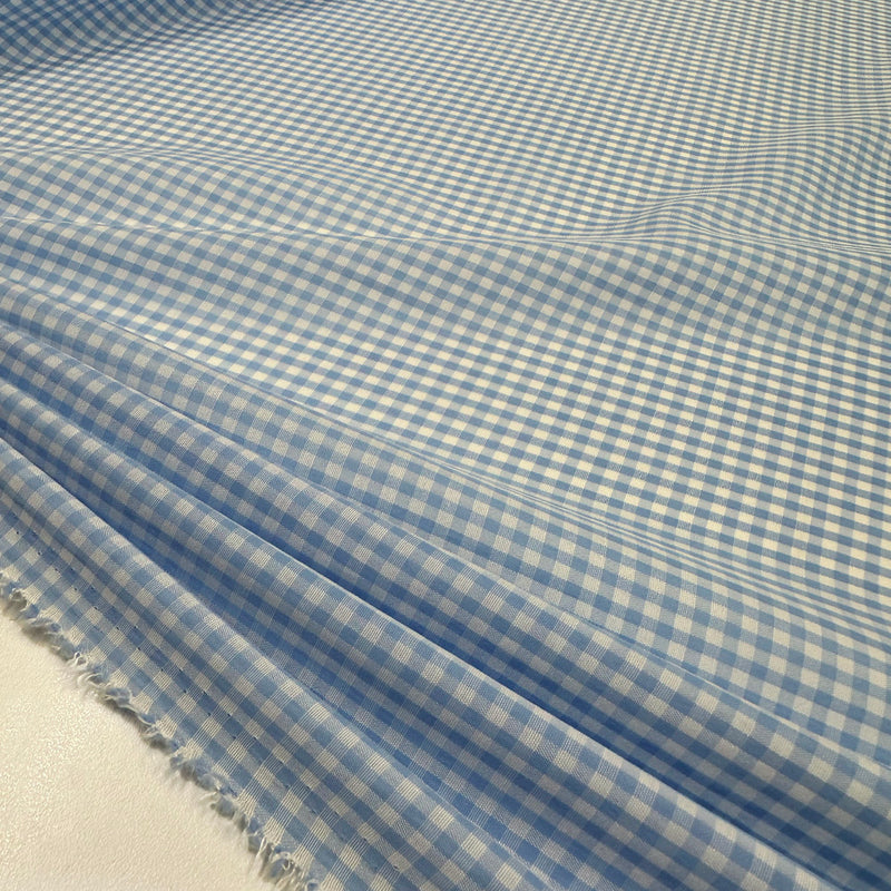 Tissu Chemise Toile, Coton - Carreaux, Celestino