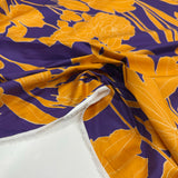 Tissu Satin Stretch, Coton - Floral, Orlena