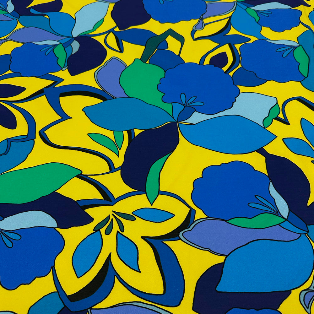 Tissu Satin, Coton - Floral, Lumiflor