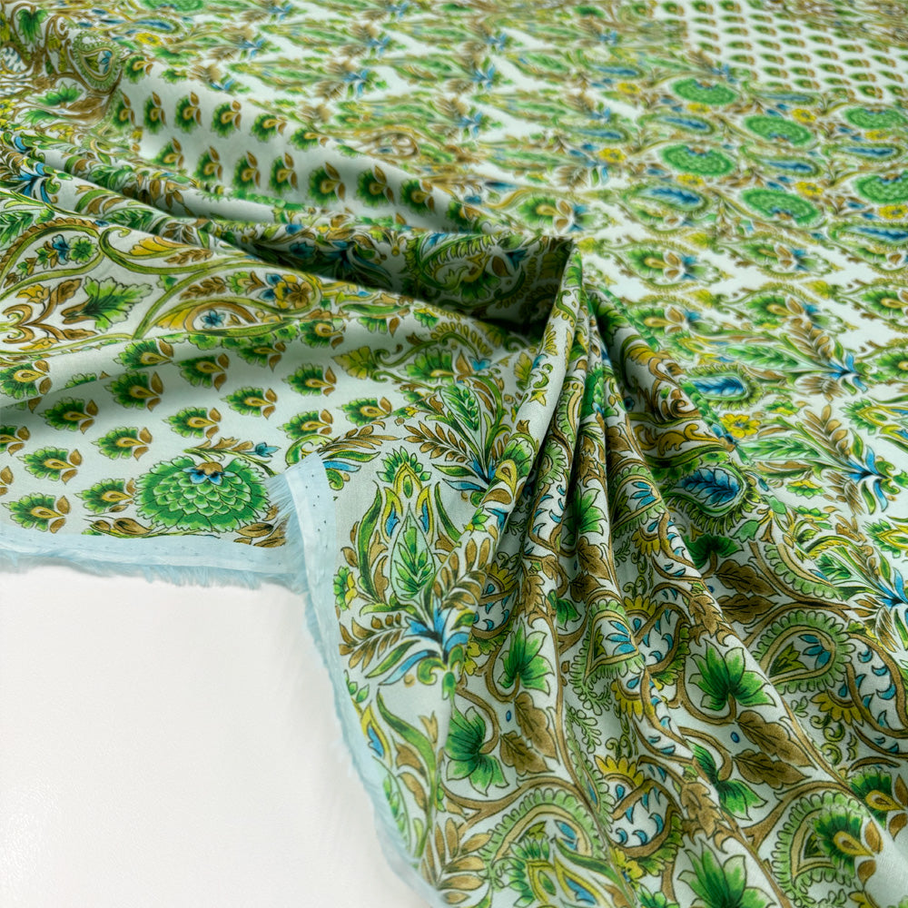 Tissu Batiste, Coton - Cachemire, Mantova