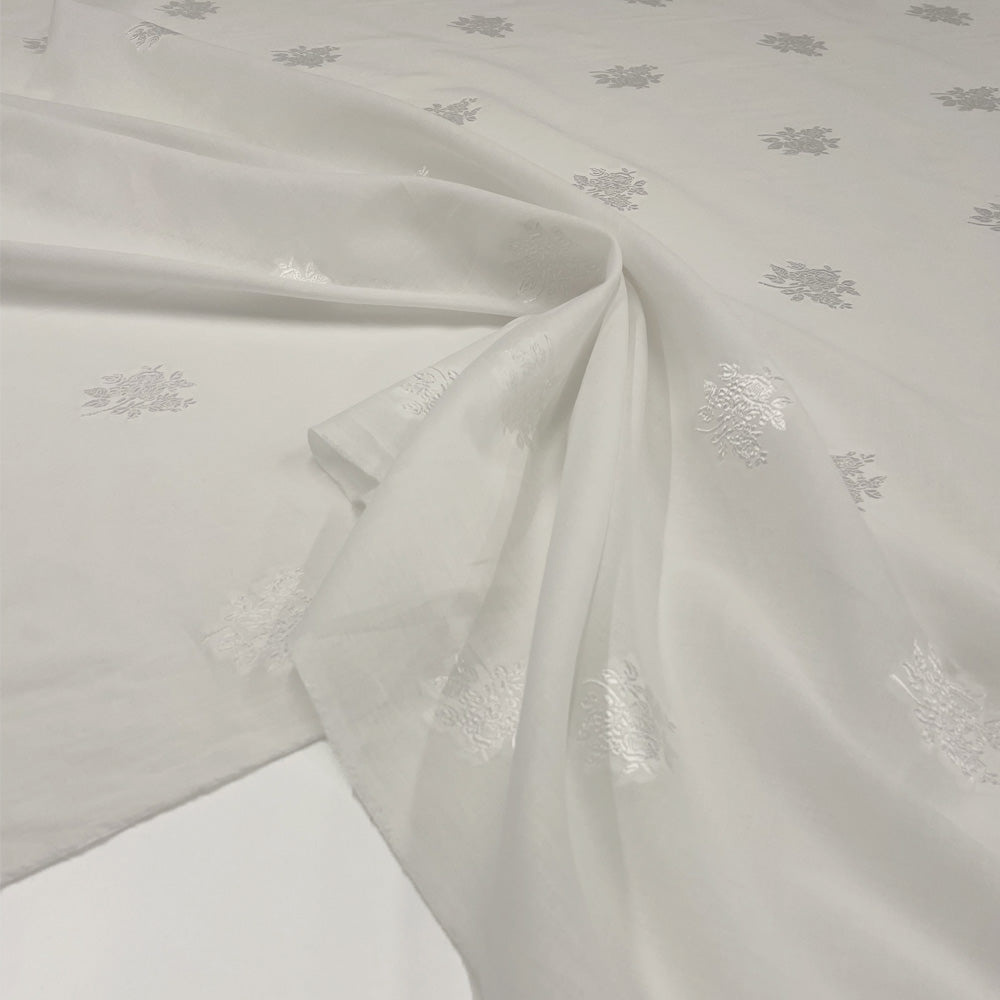 Tissu lancé découpé, coton - Floral, Luminoso