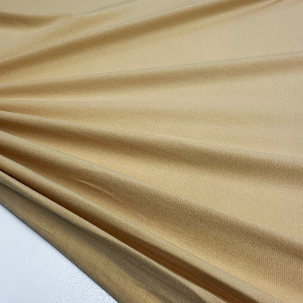 Tissu Maille Jersey, Coton - Beige, Ondina