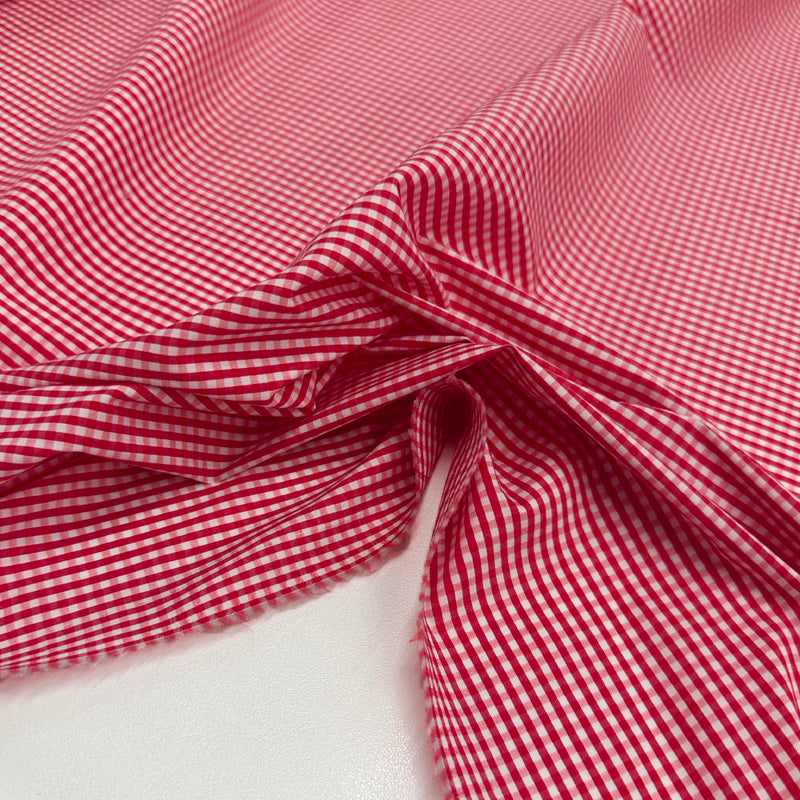 Tissu Toile Stretch, Coton - Carreaux, Movino