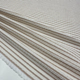 Tissu Gaufré Stretch, Coton - Rayé, Osimo