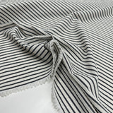 Tissu Gaufré Stretch, Coton - Rayé, Osimo