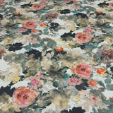 Tissu Denim Léger Stretch, Coton - Floral, Vistelia