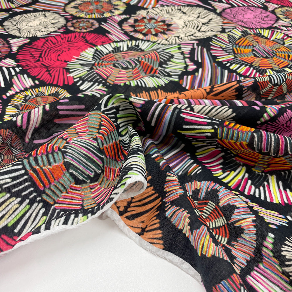 Tissu Coton Texturé - Abstrait, Astratta