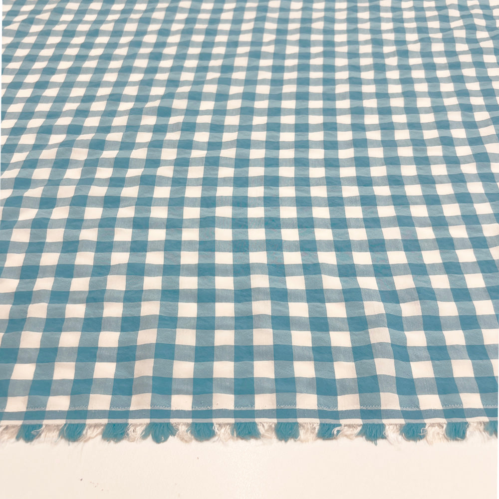 Tissu Seersucker, Coton - Vichy, Udine