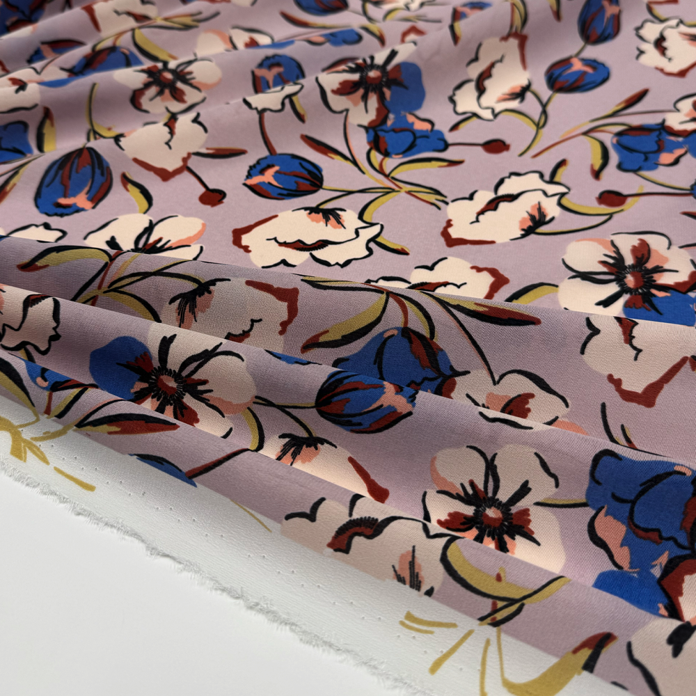 Tissu Crêpe de chine, Soie - Manila