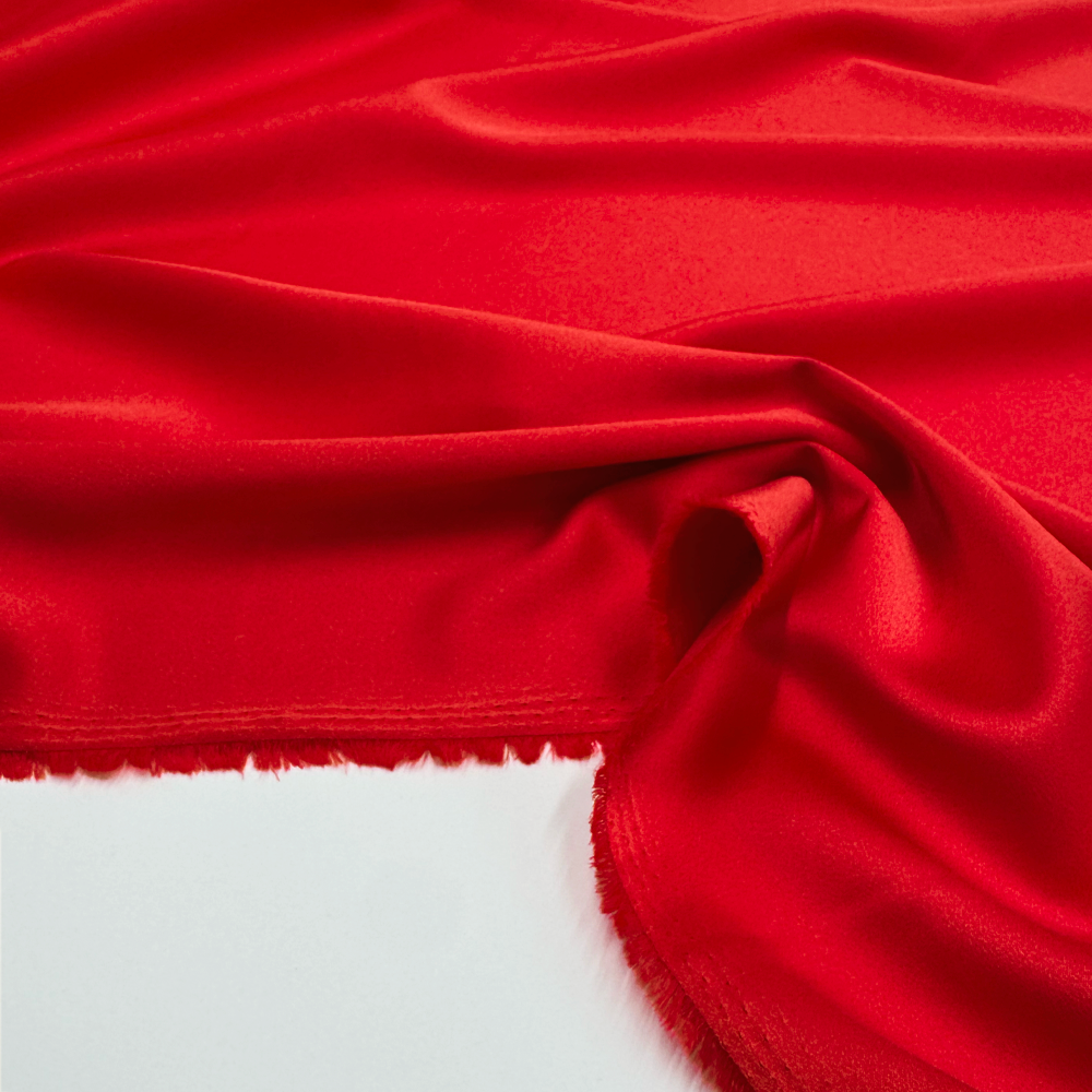 Tissu Crêpe Envers Satin, Lourd Stretch - Elvira