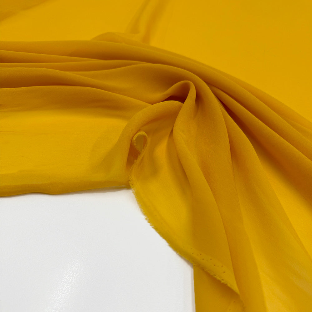 Tissu Crêpe Georgette, Soie - Différents coloris, Rubino