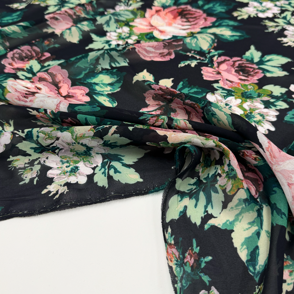 Tissu Mousseline, Viscose - Aurina