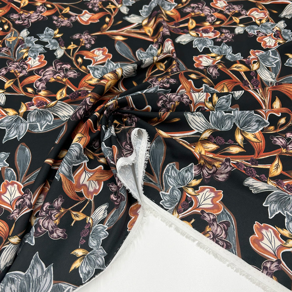 Tissu Crêpe - Floral, Vitigno