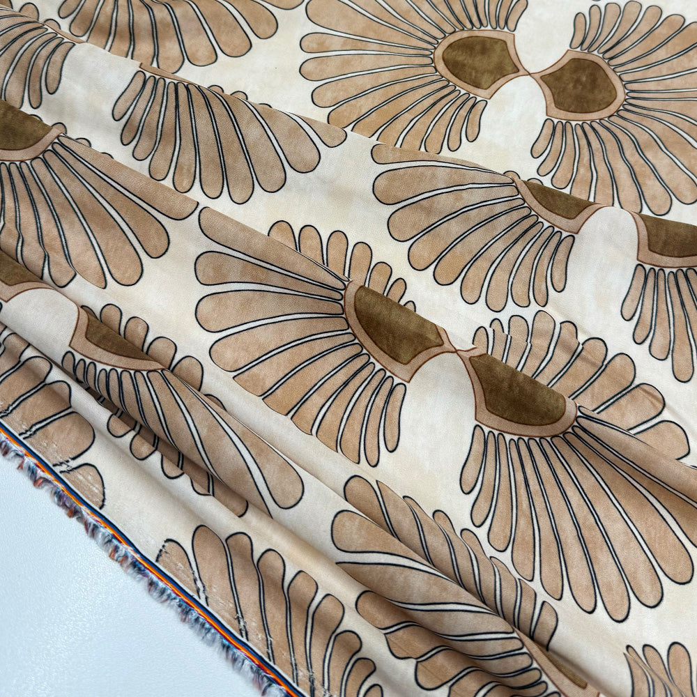 Tissu Satin, Viscose - Divers col, Soletta