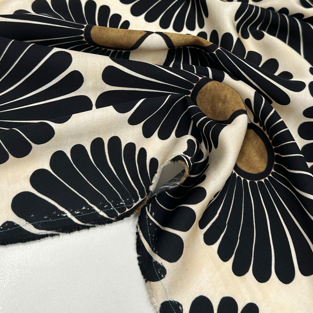 Tissu Satin, Viscose - Divers col, Soletta