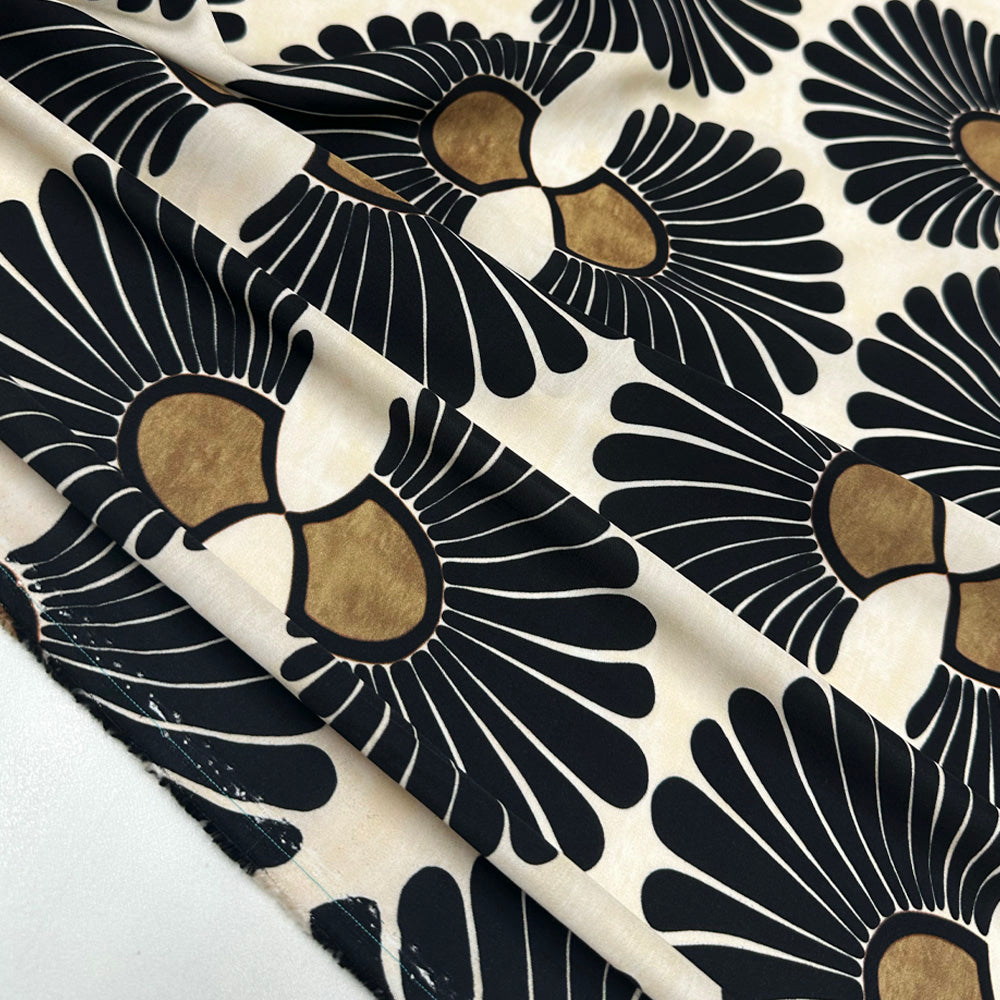 Tissu Satin, Viscose - Divers col, Soletta