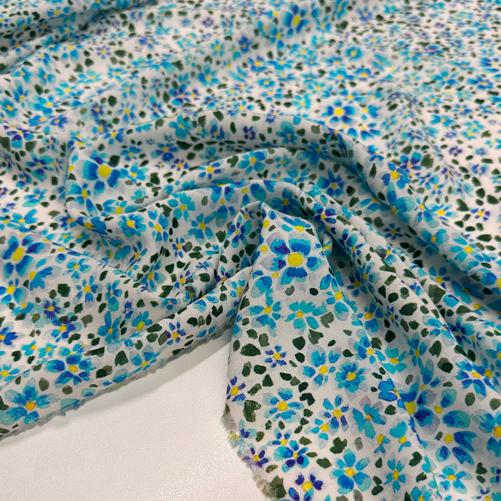 Tissu Viscose - Floral, Fova