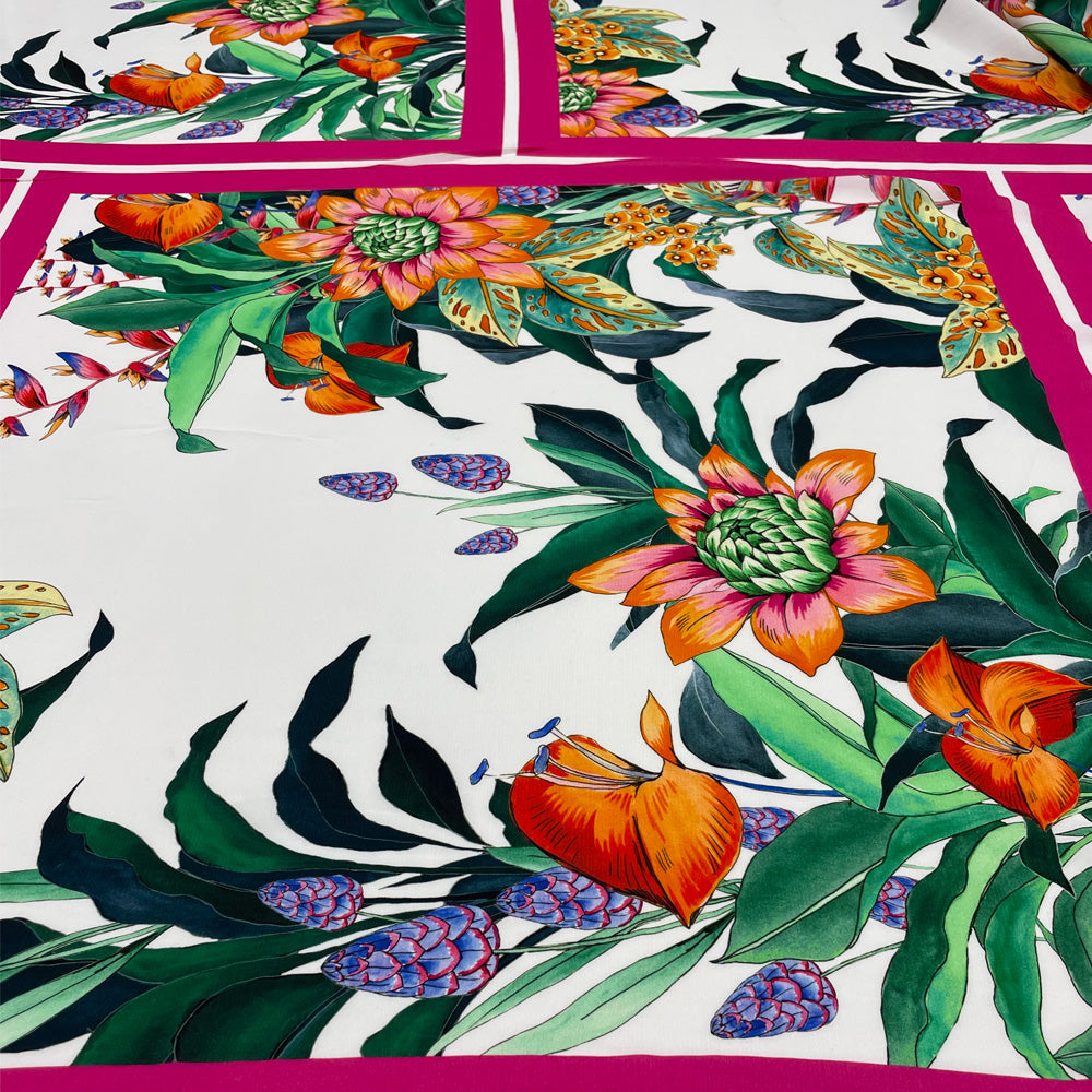 Tissu crêpe, viscose - Imprimé, Carciofo