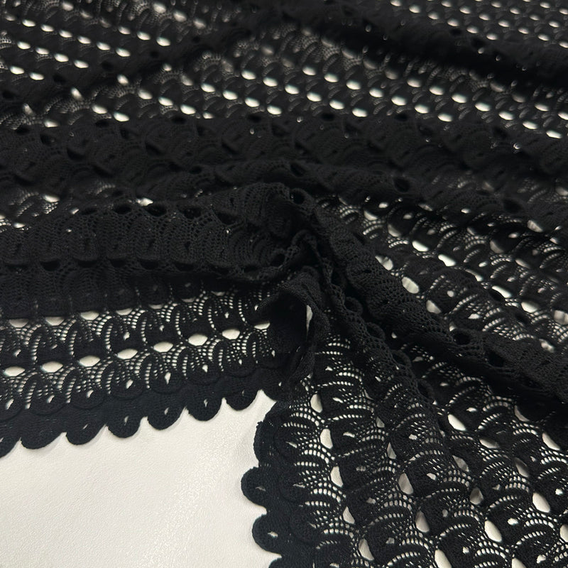 Tissu Maille Crochet, Polyester - Géométrique, Ombrella