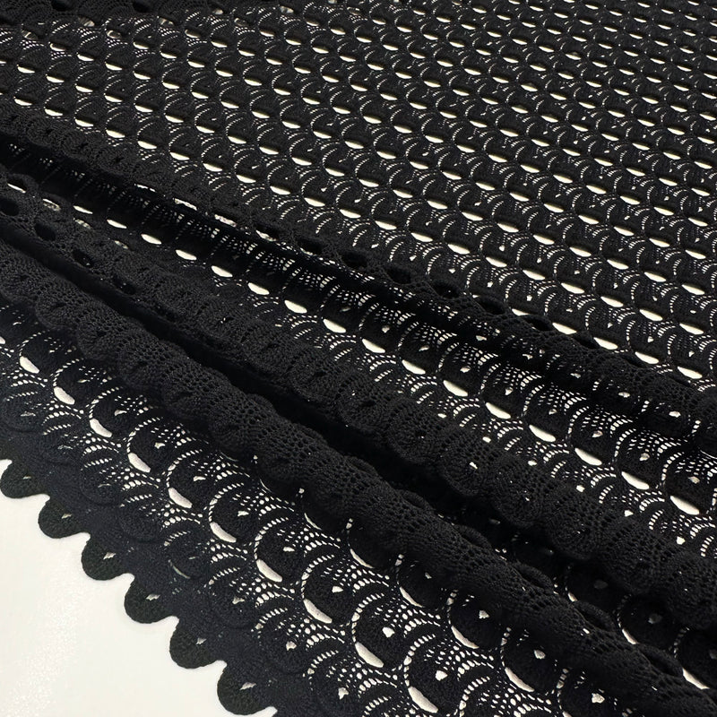 Tissu Maille Crochet, Polyester - Géométrique, Ombrella