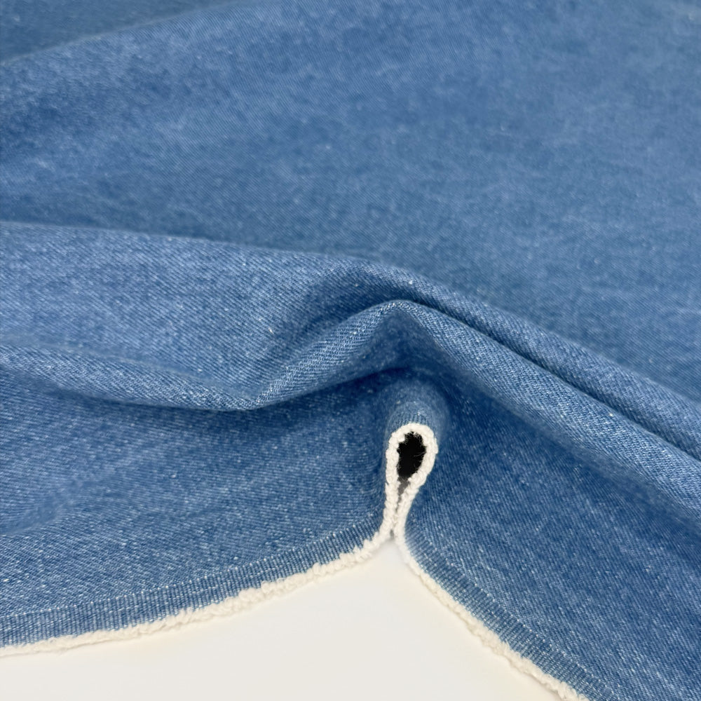 Tissu Denim Lourd, Coton -  Délavé, Lavoro