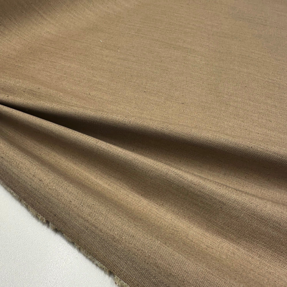 Tissu Denim Lourd Stretch, Coton - Beige, Lodi