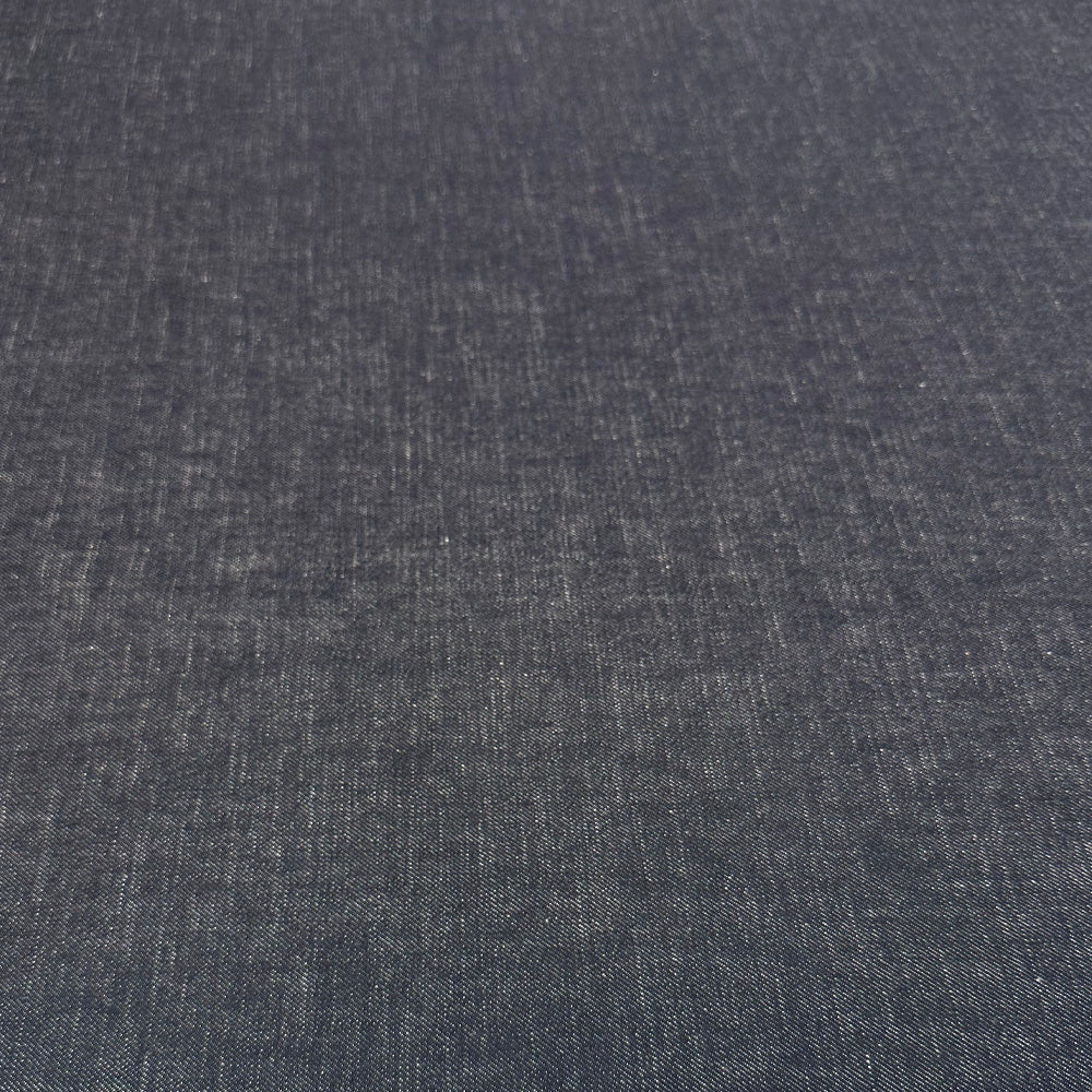 Tissu Denim Souple Medium, Coton - Bleu Tempête, Adone