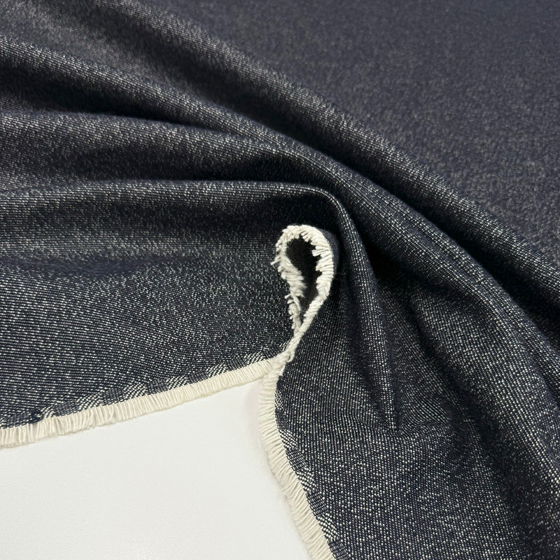 Tissu Denim Medium, Coton - Bleu Cendré, Etroa