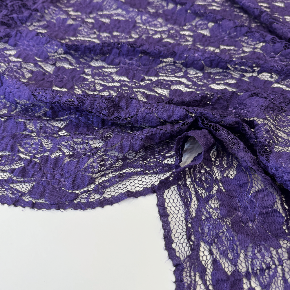 Tissu Maille Dentelle, Stretch - Almera