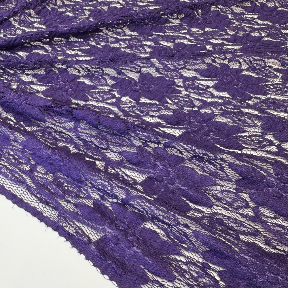 Tissu Maille Dentelle, Stretch - Almera