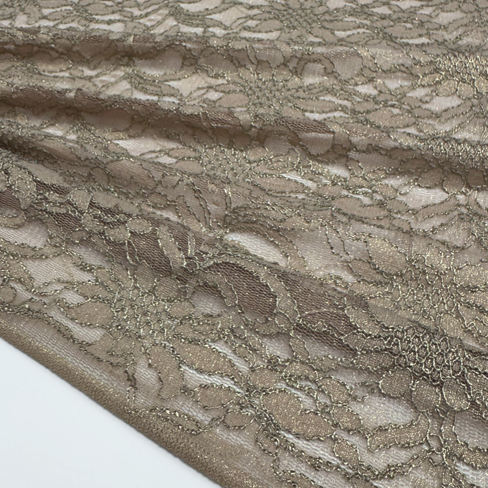 Tissu Dentelle, Stretch - Métallisé, Metallia