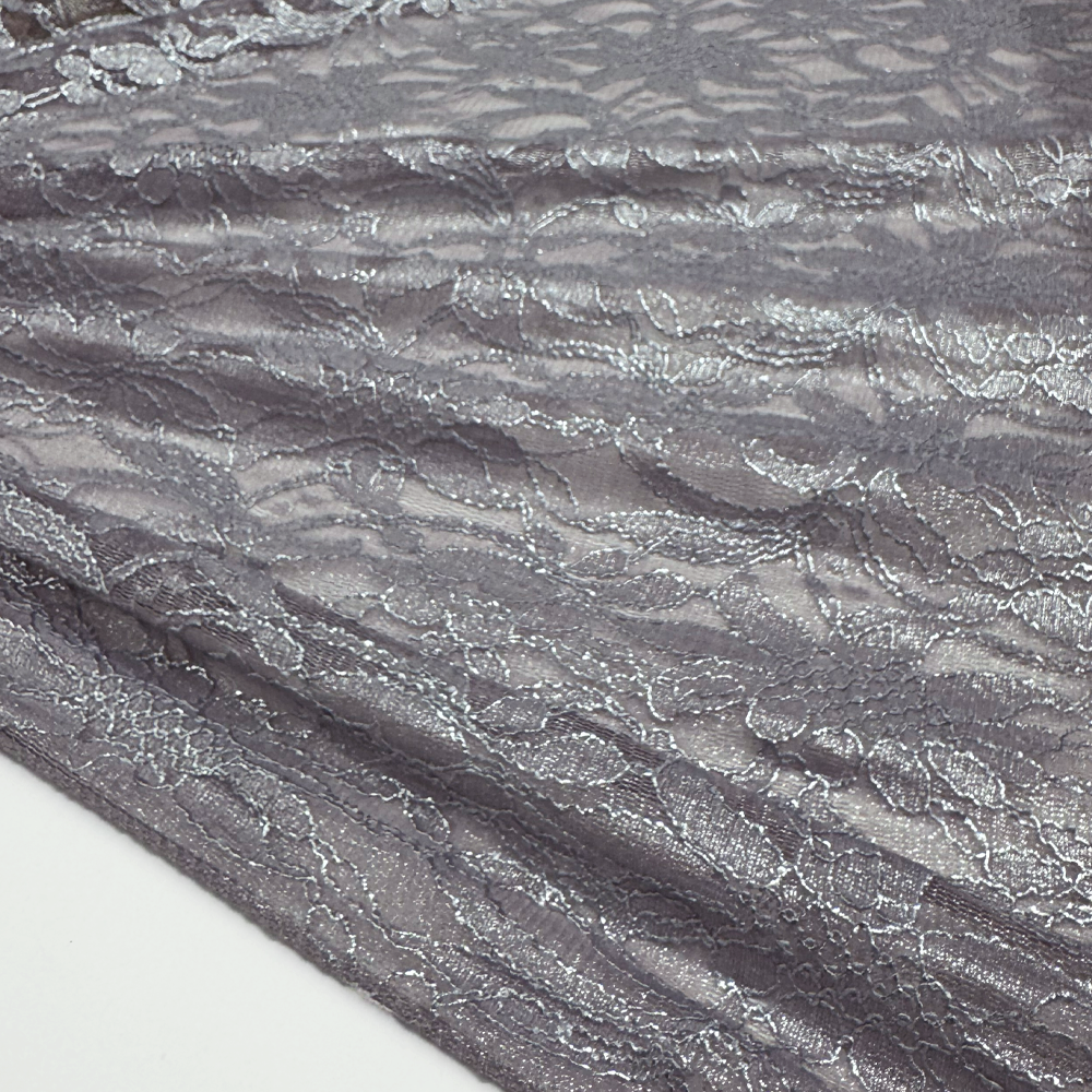 Tissu Dentelle, Stretch - Métallisé, Metallia