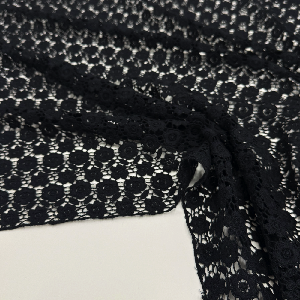 Tissu Dentelle Guipure, Coton - Prefica