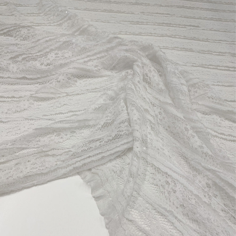 Tissu Dentelle Stretch - 2 coloris, Oscura